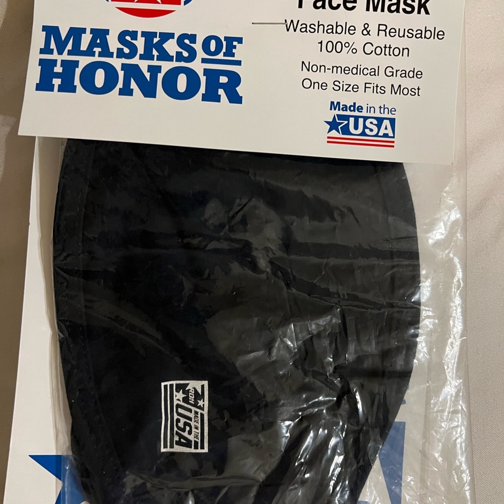 Masks of honor 2 ply mask.